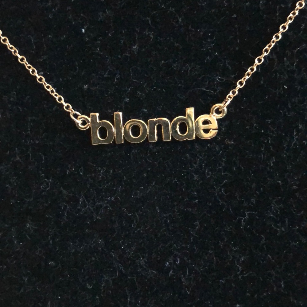 Blonde Necklace